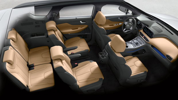 Hyundai Santa Fe Hybrid 2023 seats