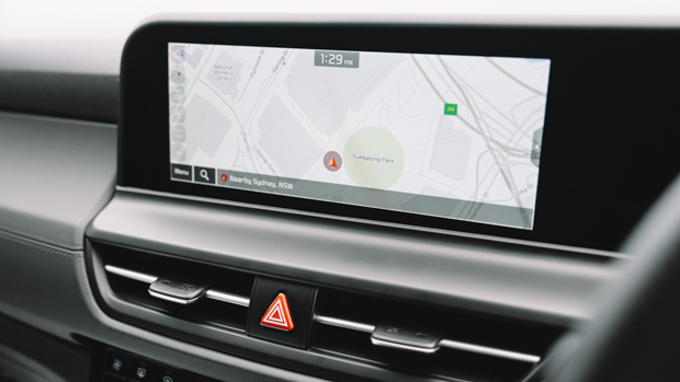 Kia Seltos GT Line 2023 interior touchscreen