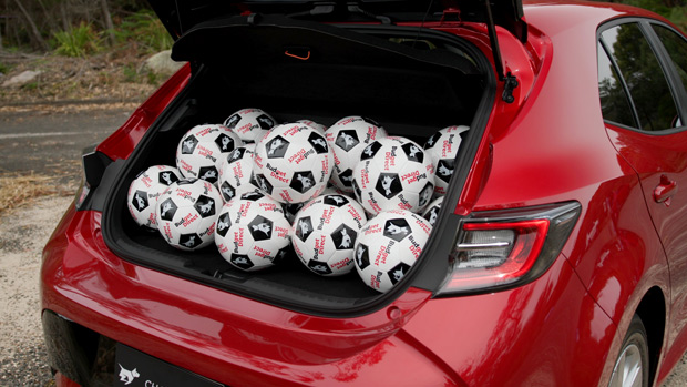 Toyota Corolla Ascent Sport hybrid 2022 boot