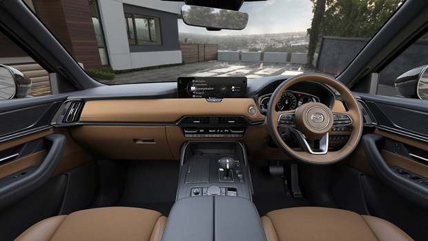 Mazda CX60 Azami SP 2023 interior tan leather