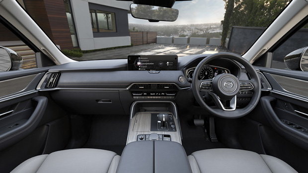 Mazda CX60 GT 2023 interior grey leather