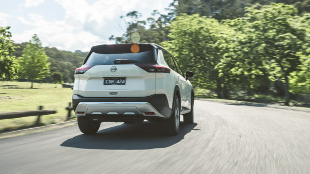 Nissan X-Trail Ti-L 2023 rear 3/4 driving