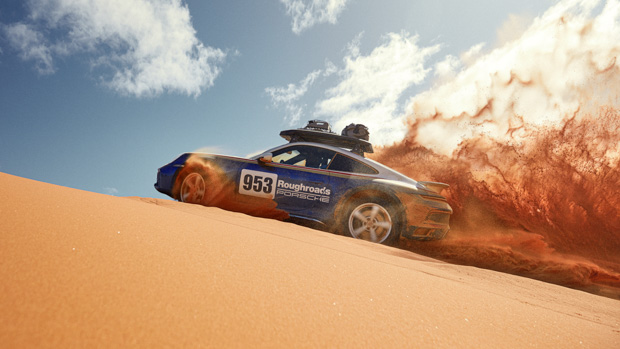Porsche 911 Dakar 2023 hill