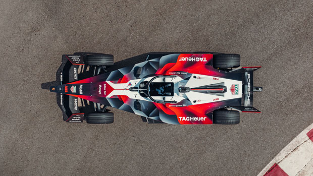 Porsche Formula E 2023 top down