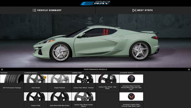 Chevrolet Corvette E-Ray 2024 wheel designs