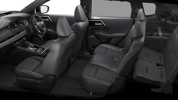 Mitsubishi Outlander seven seat layout