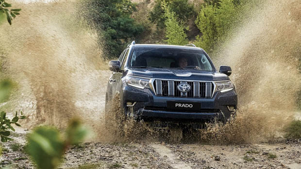 Toyota Prado water splash