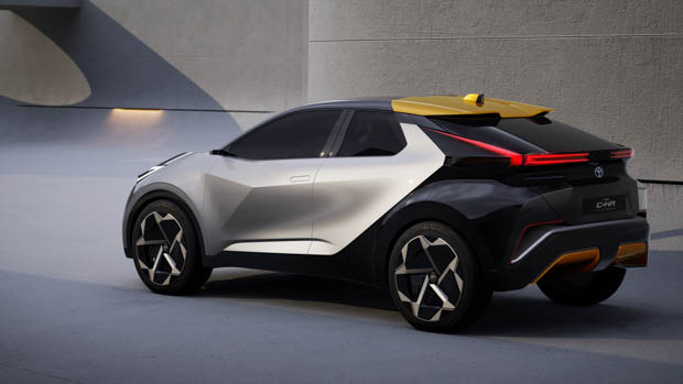 Toyota C-HR concept 2023 rear 3/4