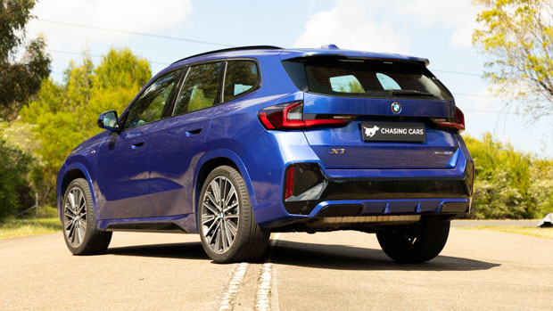 BMW X1 20i M Sport 2022 rear 3/4 3