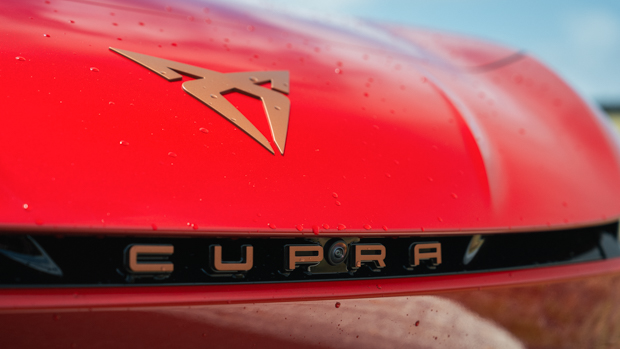 Cupra Born 2023 badge close up