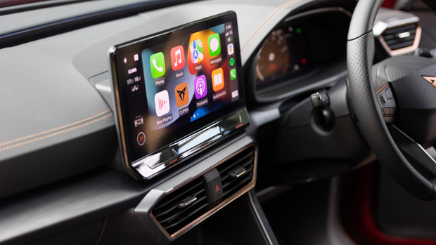 Cupra Formentor VZ 2022 touchscreen