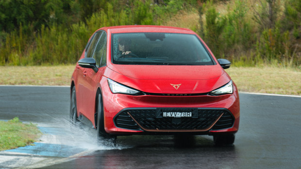 Cupra Born 2023 driving front