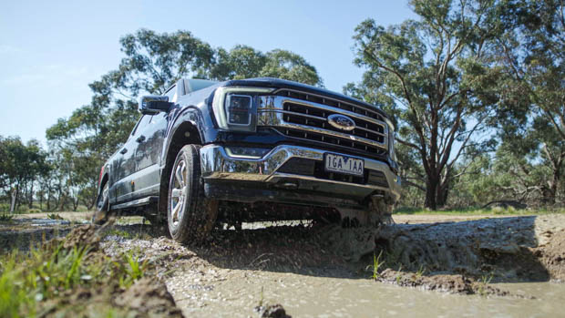 Ford F-150 2022 Australian testing mud