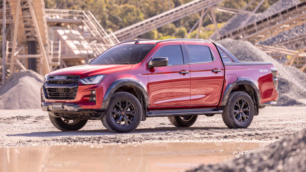 Isuzu D-Max X-Terrain 2023 front 3/4 red