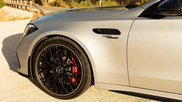 Mercedes-AMG C63S 2023 front side