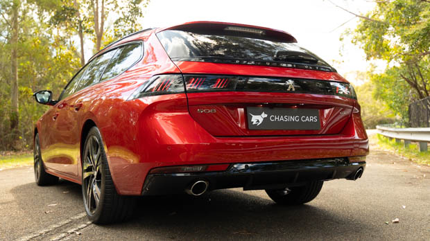 Peugeot 508 GT SW 2022 rear 3/4 close
