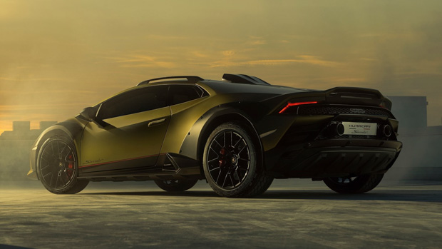 2024 Lamborghini Huracan Sterrato rear 3/4 side