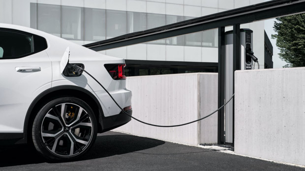 2023 Polestar 2 charging rear