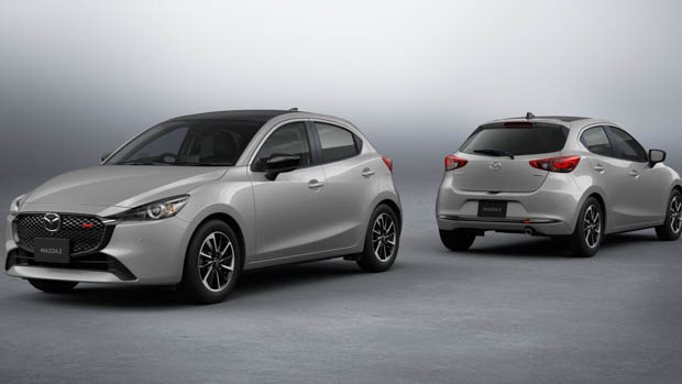 2023 Mazda 2 dark grey new design