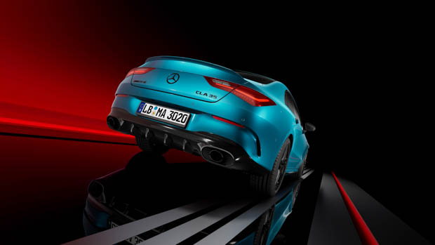 2023 Mercedes-AMG CLA 35 rear end shot