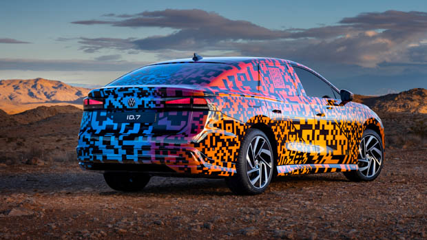 Volkswagen ID7 2023 rear 3/4