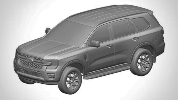 Ford Everest Wildtrak Australia patent 2023-1