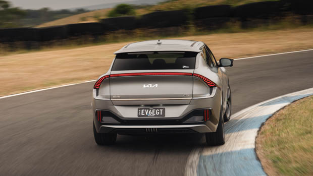 2023 Kia EV6 GT rear driving shot