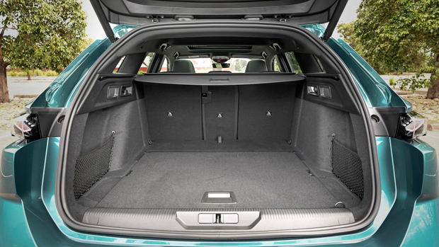 2023 Peugeot 308 GT Premium Wagon interior boot space (seats up)