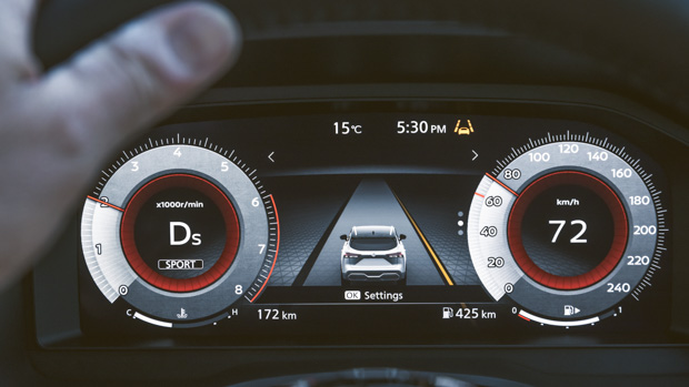 Nissan Qashqai Ti 2023 digital dash