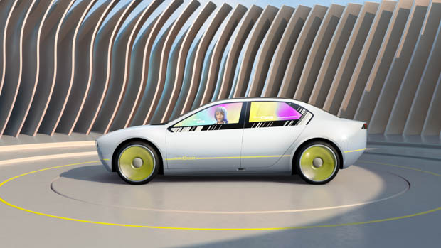 BMW I Vision Dee concept 2023 side profile