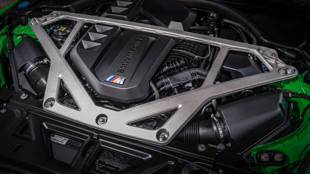 2023 BMW M3 CS engine bay
