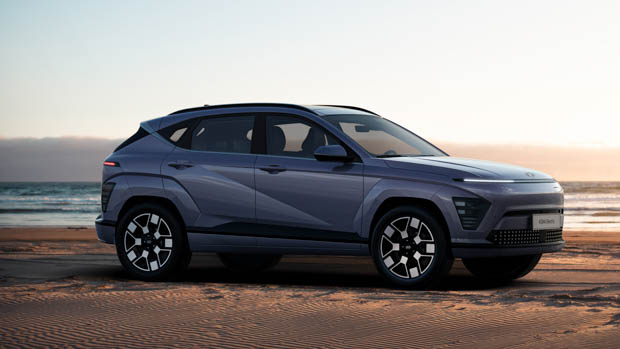 2024 Hyundai Kona on the beach