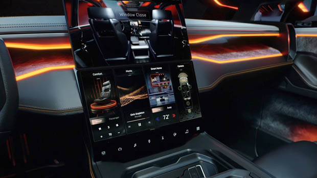 Ram 1500 Revolution BEV 2023 interior central screen