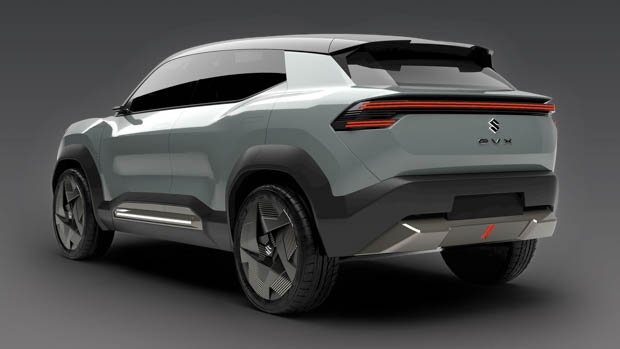 Suzuki eVX concept 2023 rear 3/4
