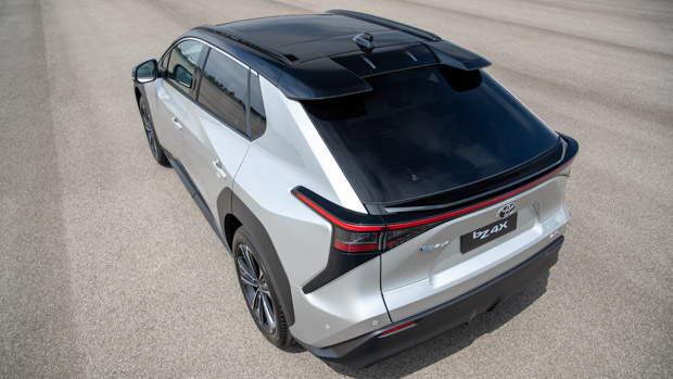 Toyota BZ4X 2023 rear above