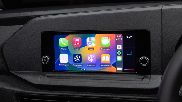 Volkswagen Caddy Cargo SWB TSI 2023 touchscreen