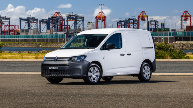 Volkswagen Caddy Cargo SWB TSI 2023 front 3/4