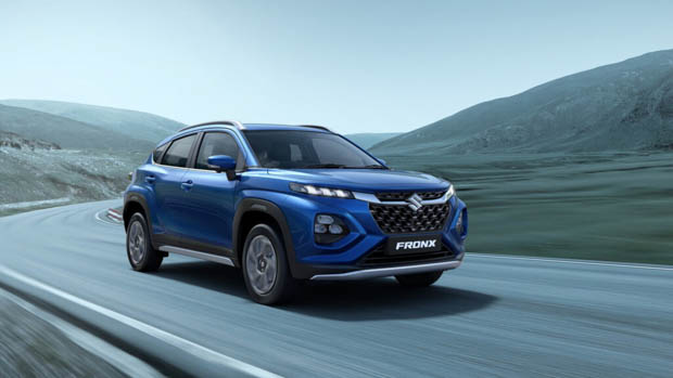 Suzuki Fronx 2023 front 3/4 driving shot