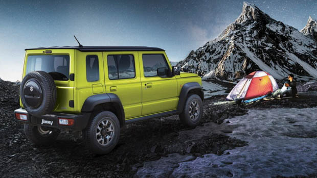 2023 Suzuki Jimny five-door camping shot