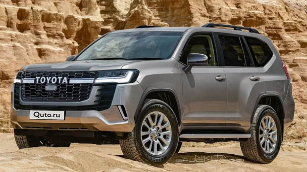 Toyota Land Cruiser Prado 2024 render - Quto.ru