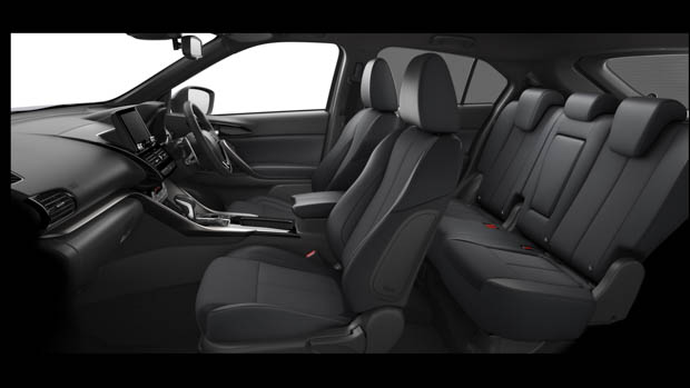 Mitsubishi Eclipse Cross LS black edition interior wide 2023