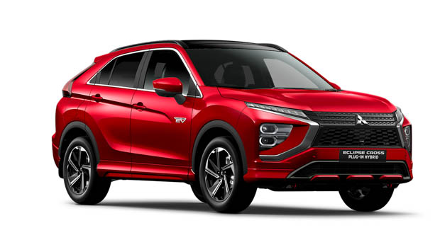 Mitsubishi Eclipse Cross Exceed PHEV front 3/4 2023