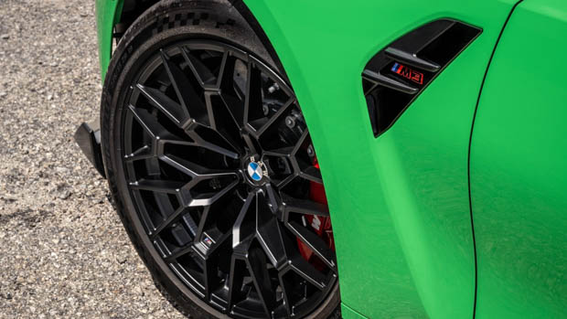 2024 BMW M3 CS wheel and brake shot