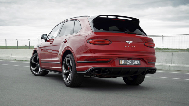 Bentley Bentayga S 2023 rear 3/4