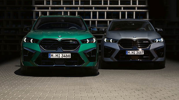 2023 BMW X5 M X6 M Competition both in shadow