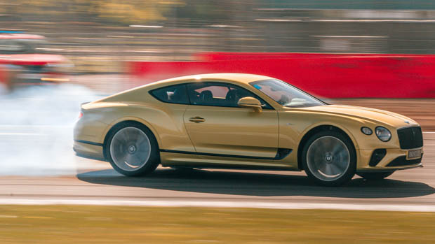 Bentley Continental GT Speed drifting