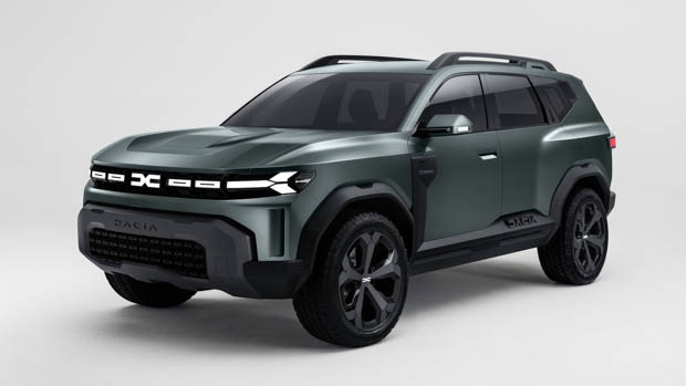 2022 Dacia Bigster concept front 3/4 static