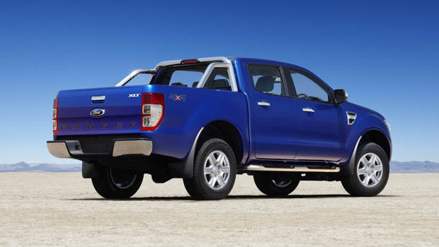 2012 Ford Ranger rear 3/4 static desert