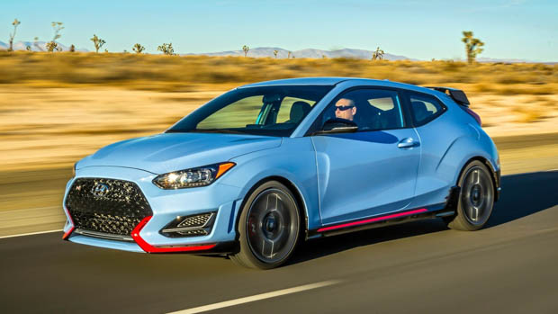 2019 Hyundai Veloster N driving