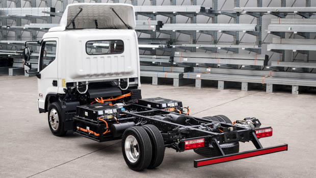 2023 Hyundai Mighty truck bare chassis static